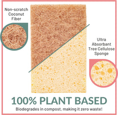 bioGo Compostable Plant Based Dish Sponges